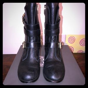 Vince Camuto moto boots. Lightly used.